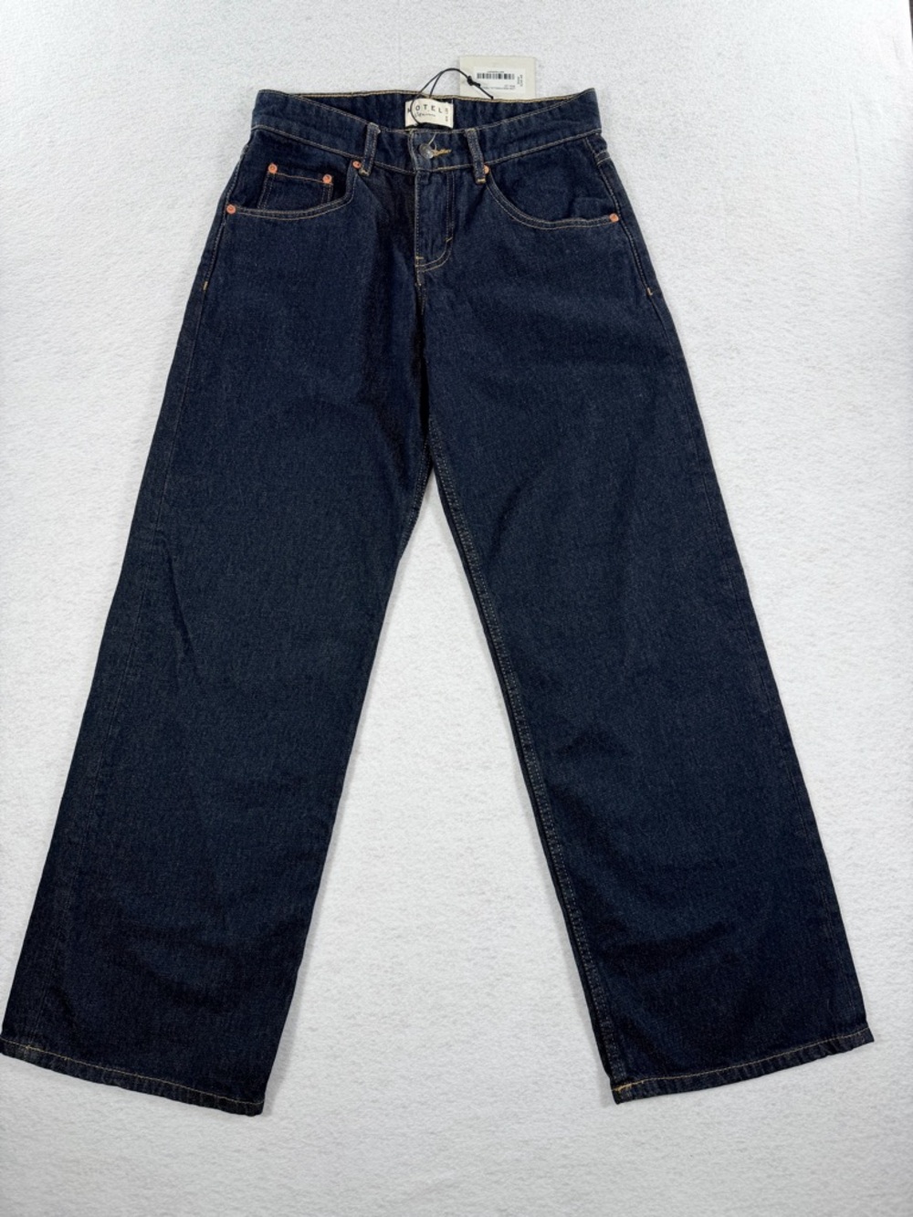 Motel Low Rise Parallel Jeans In Indigo Sz 26 new with tags!